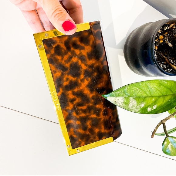 Tory Burch Accessories - TORY BURCH Tortoise Shell Glossy Sunglasses Case